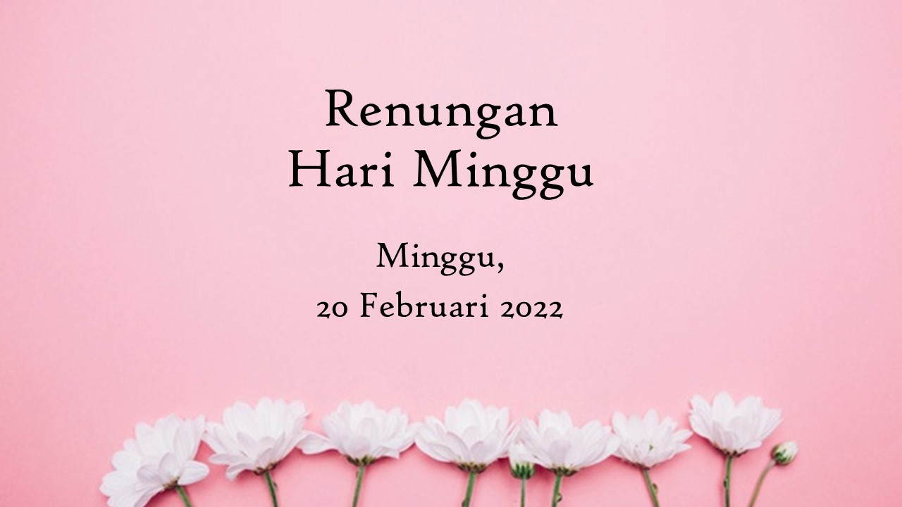 renungan harian hari ini