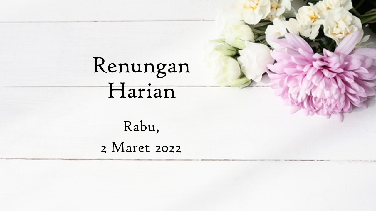 renungan harian hari ini