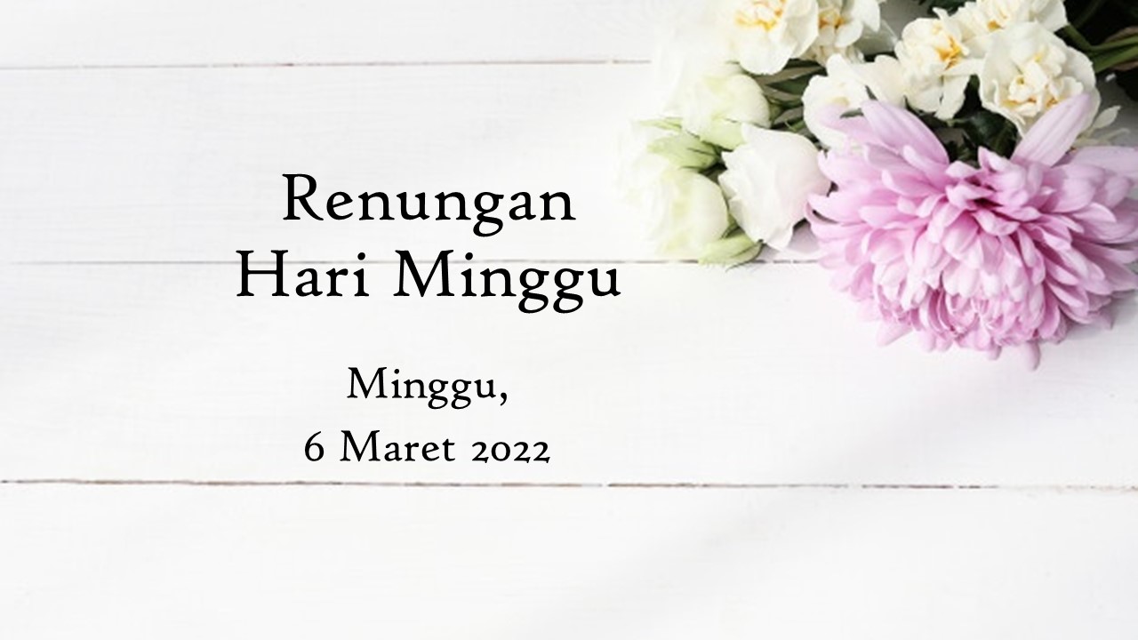 renungan harian hari ini