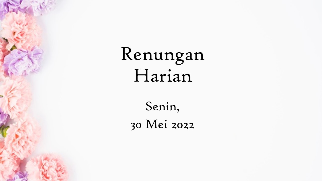 renungan harian hari ini