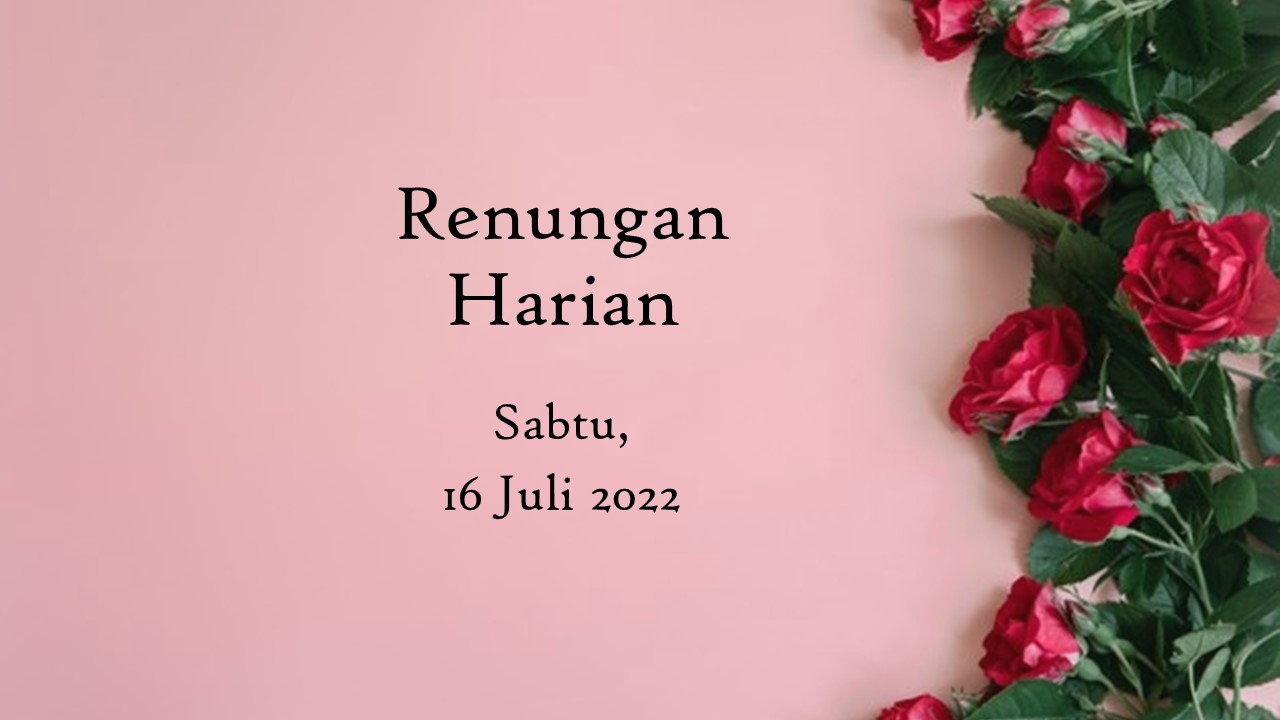 renungan harian hari ini