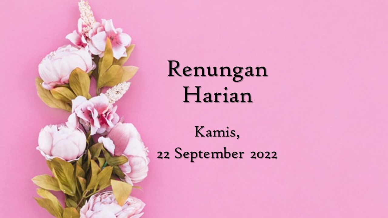 renungan harian hari ini