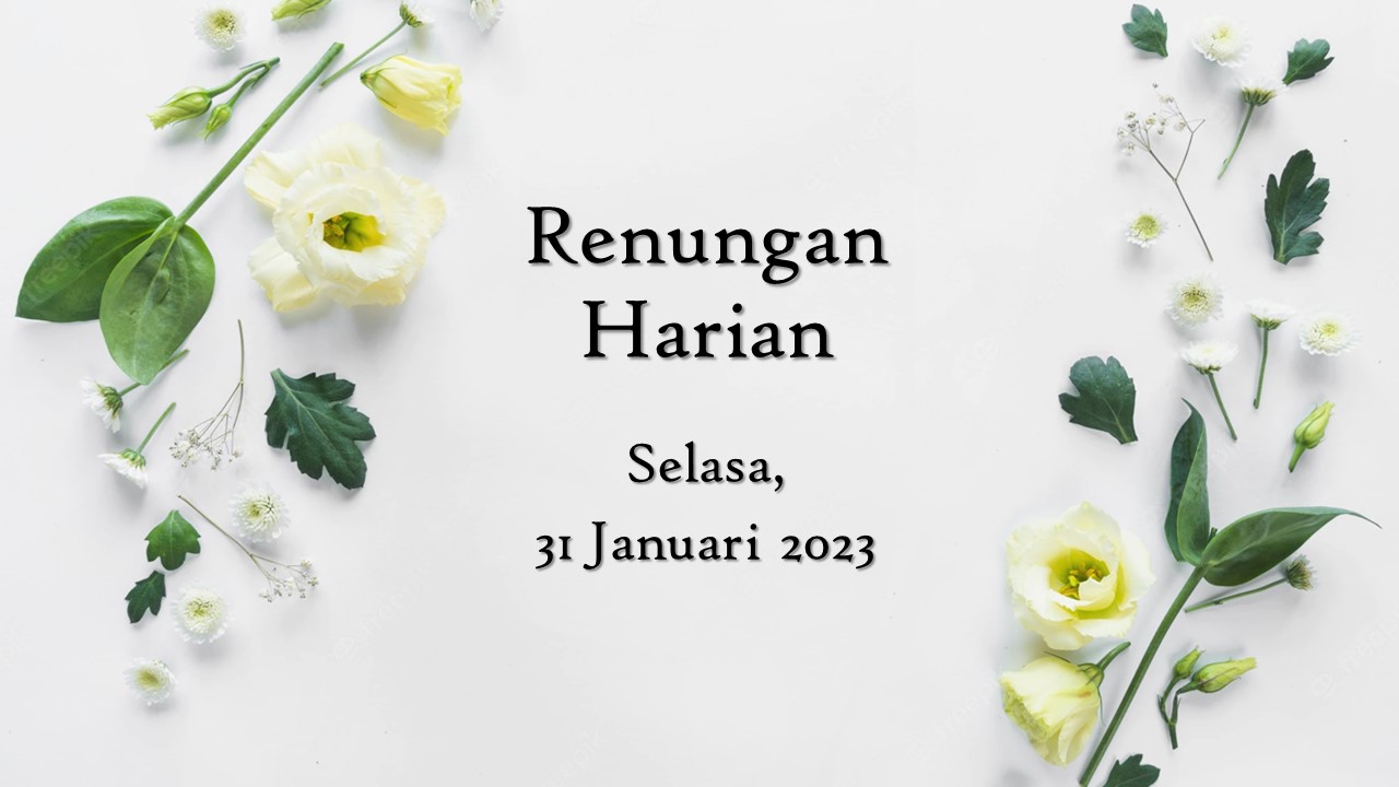 renungan harian hari ini