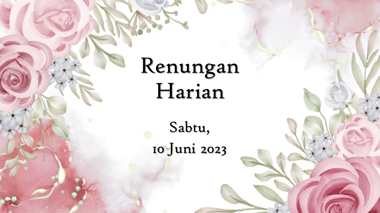 renungan harian hari ini