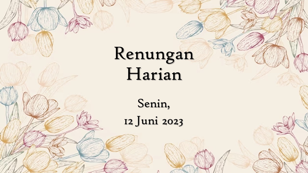 renungan harian hari ini