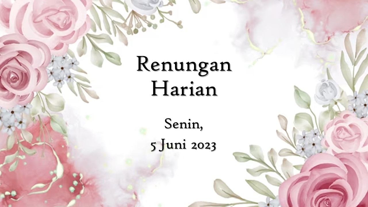 renungan harian hari ini