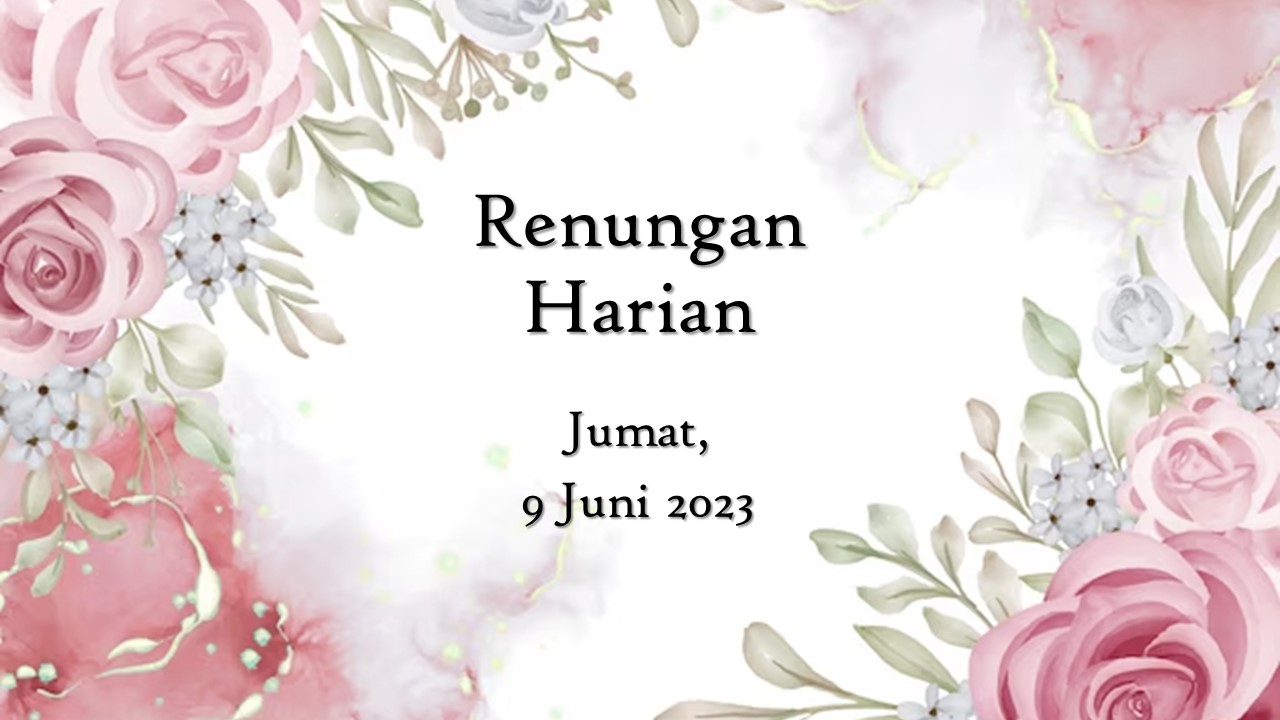 renungan harian hari ini