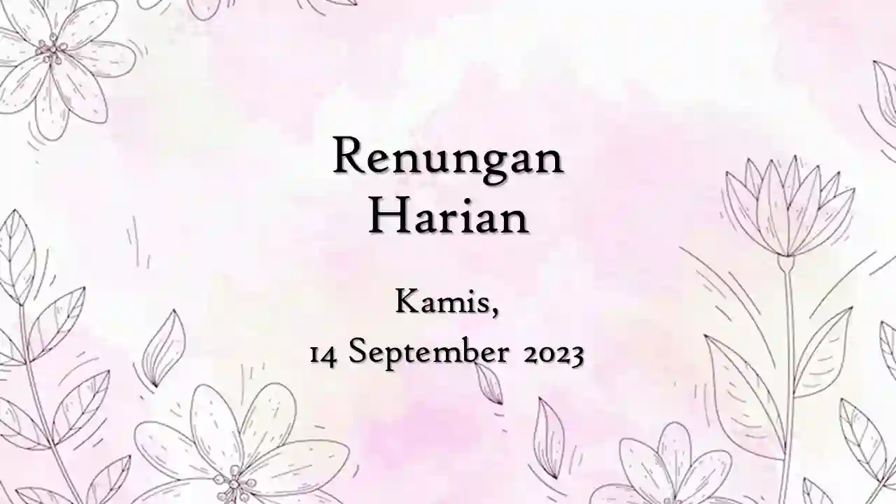 renungan harian katolik
