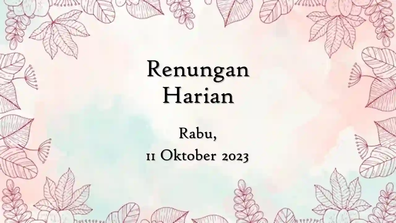 renungan harian katolik