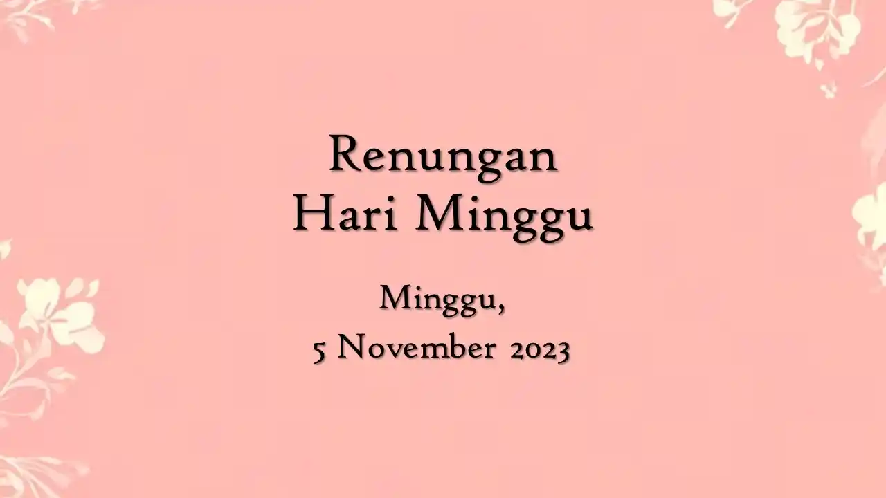 renungan harian katolik