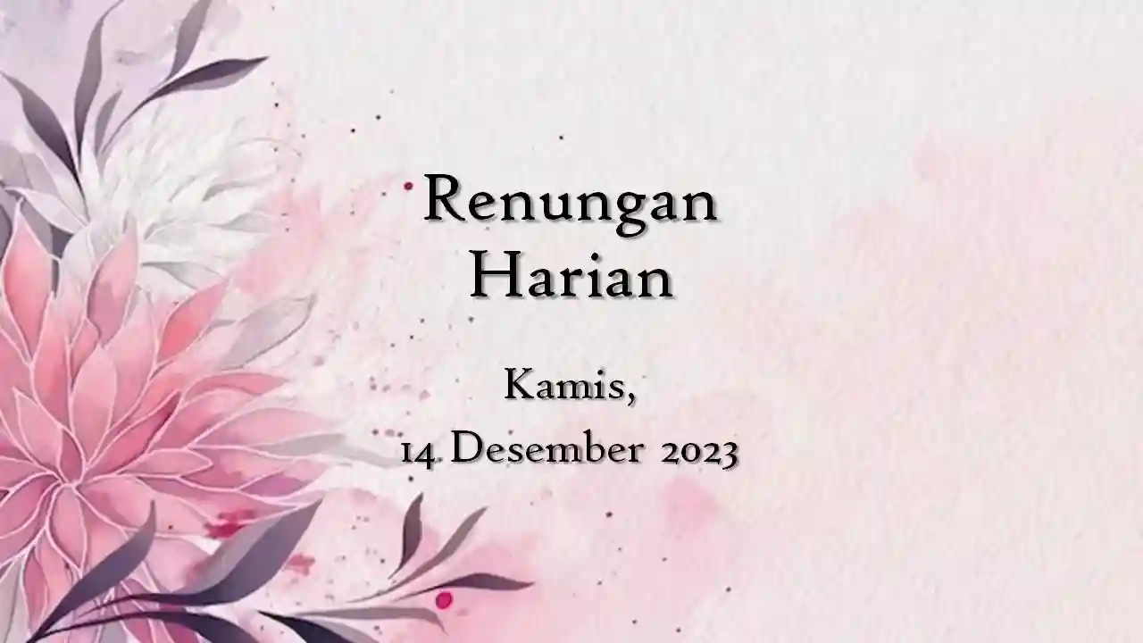 renungan harian katolik