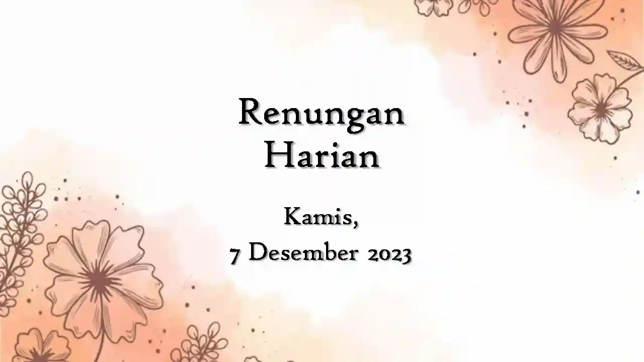 renungan harian katolik