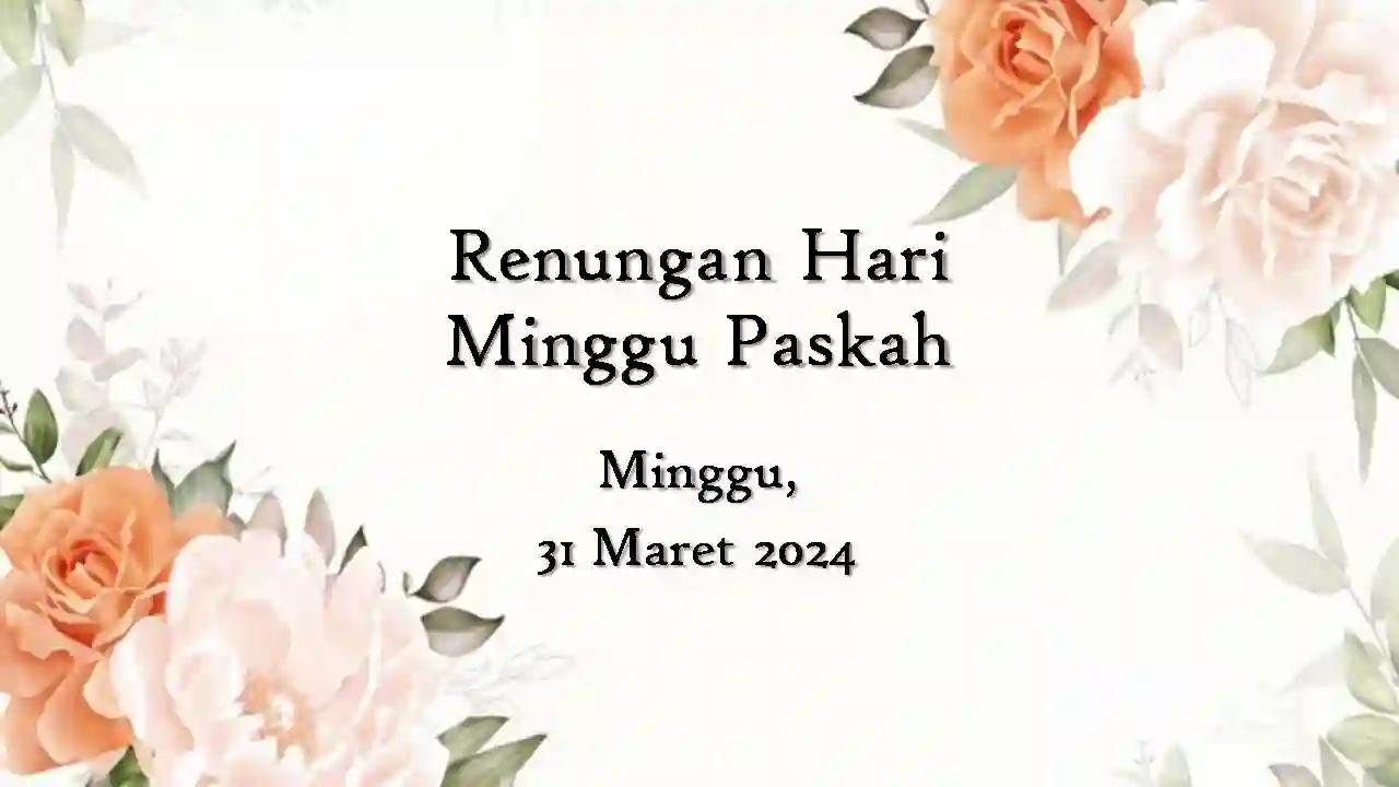 renungan harian hari ini