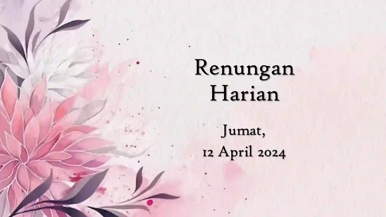 renungan harian hari ini