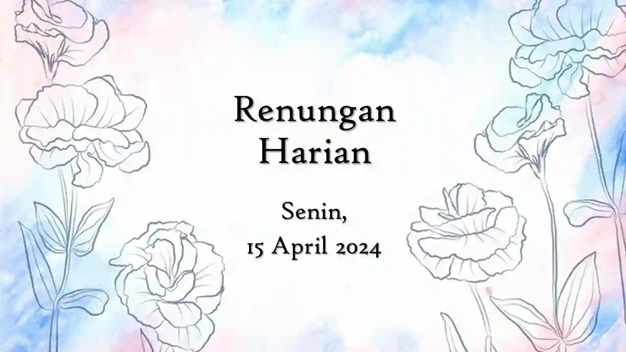 renungan harian hari ini