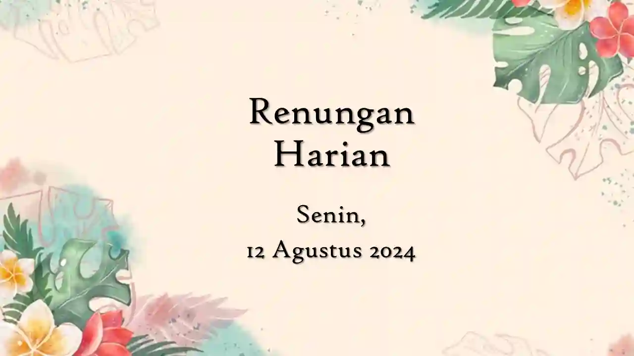 renungan harian hari ini