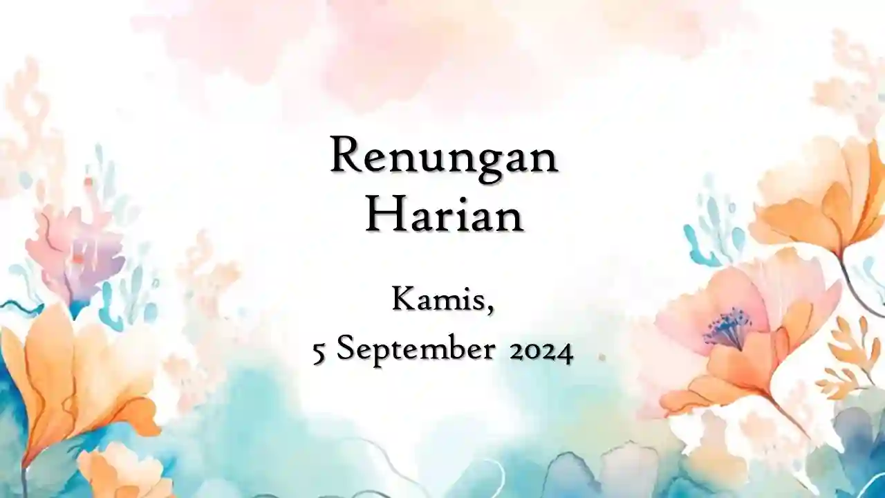 renungan harian hari ini