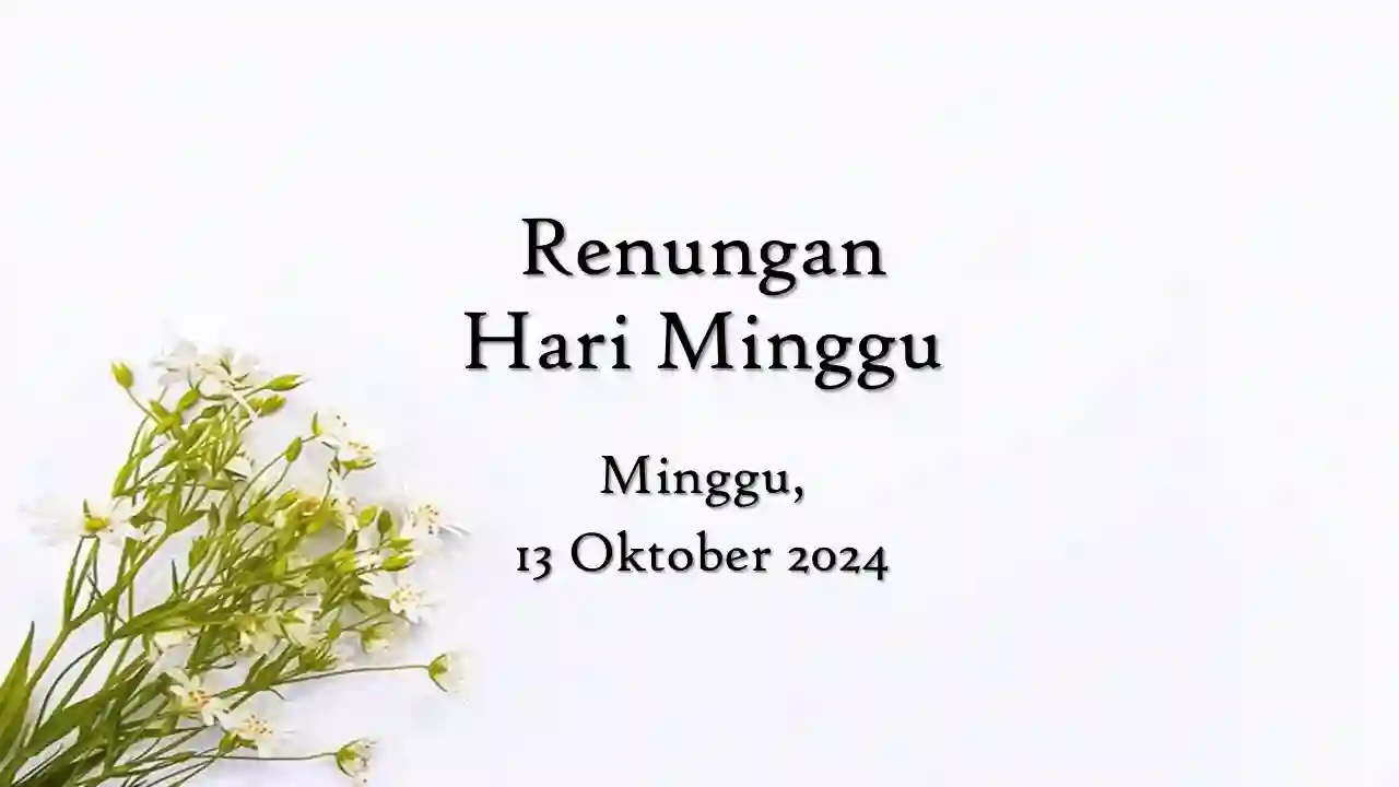 renungan harian hari ini