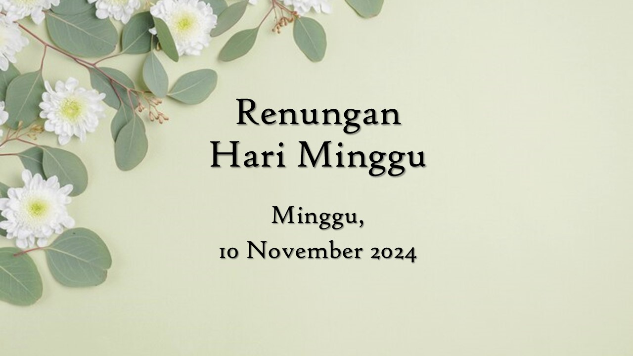 renungan harian hari ini