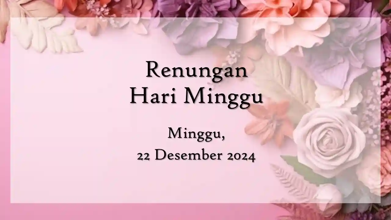 renungan harian hari ini