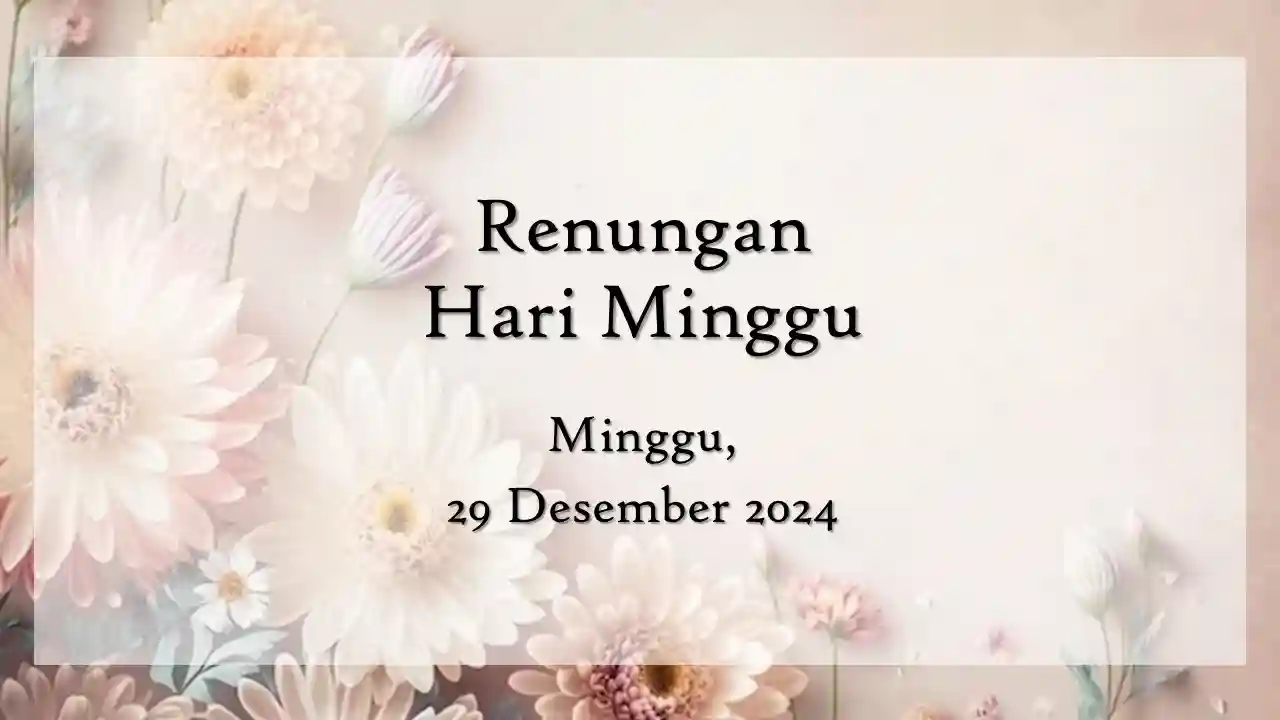 renungan harian hari ini