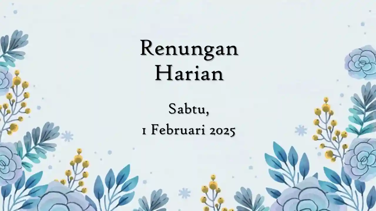 renungan harian hari ini