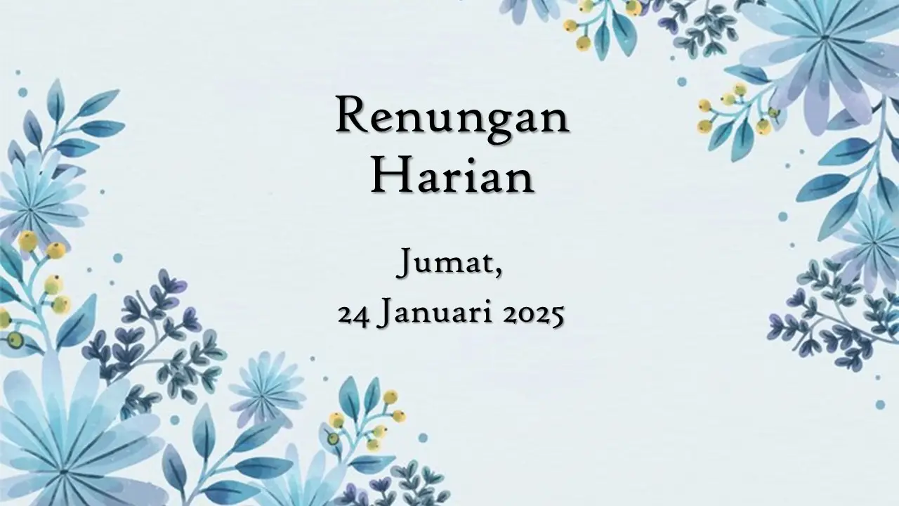 renungan harian hari ini