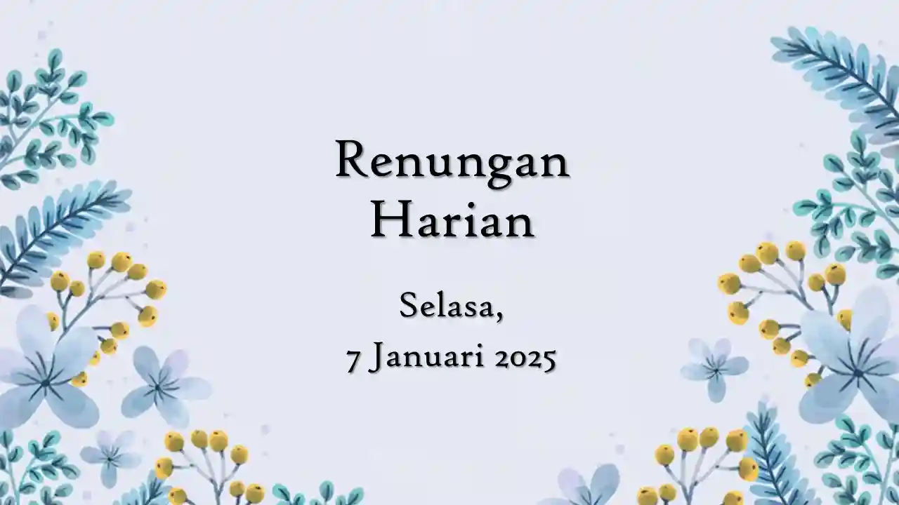 renungan harian hari ini