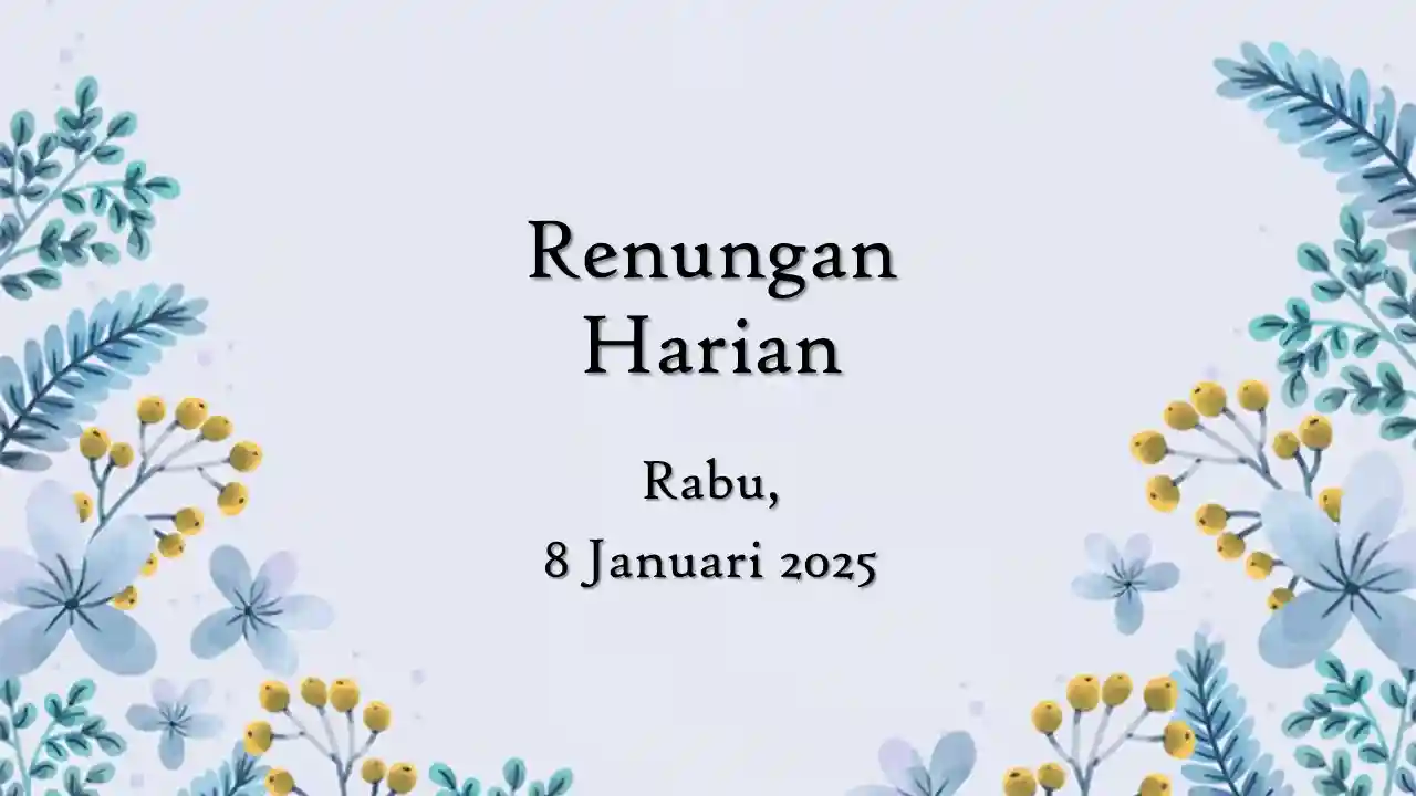 renungan harian hari ini