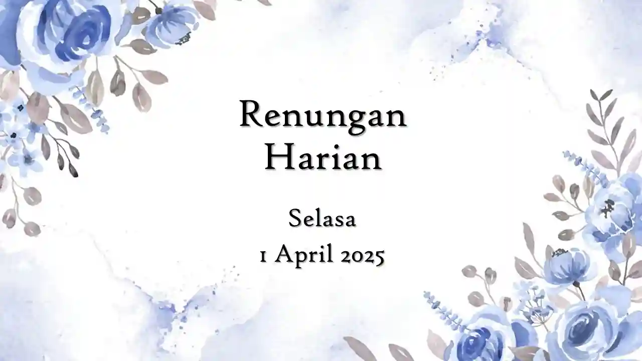 renungan harian hari ini