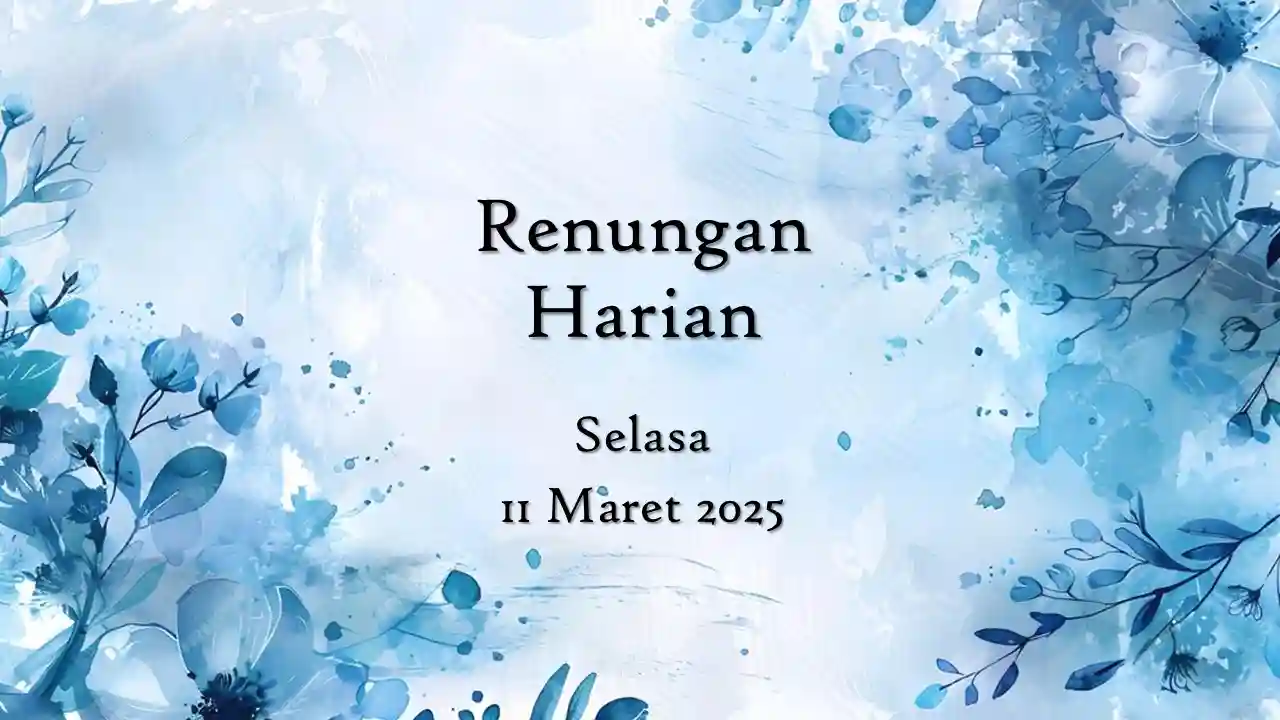 renungan harian hari ini