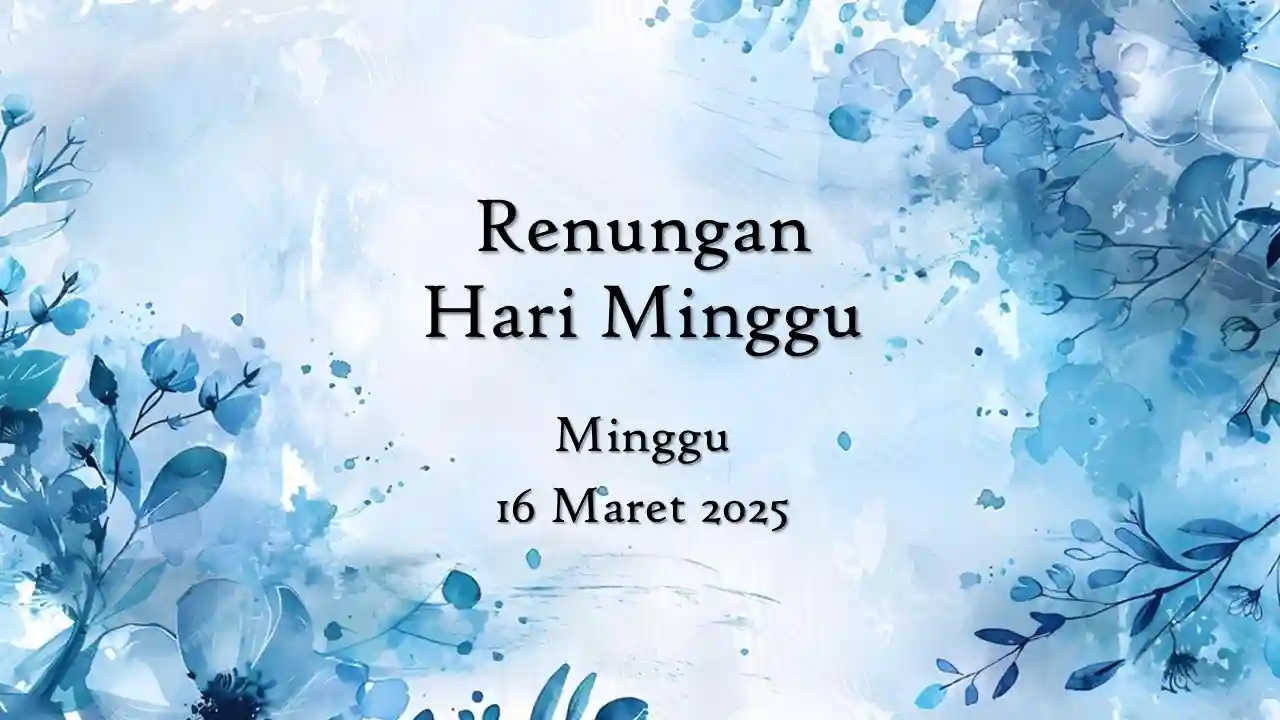 renungan harian hari ini