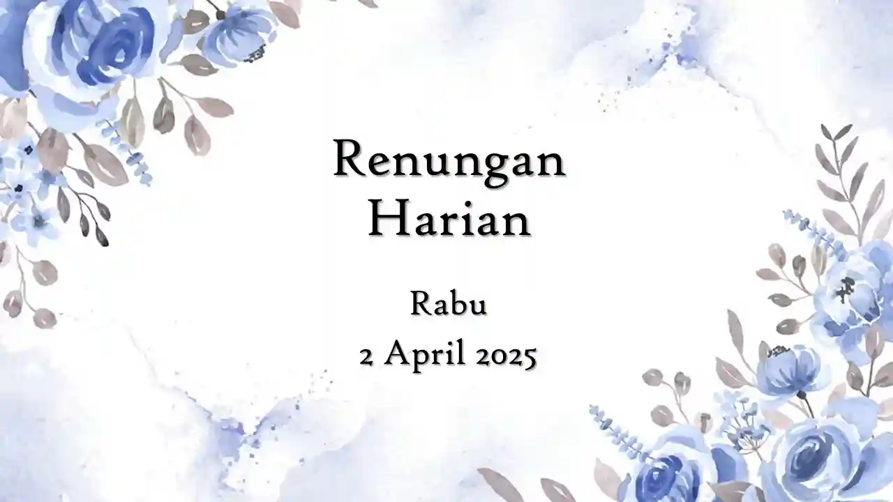 renungan harian hari ini
