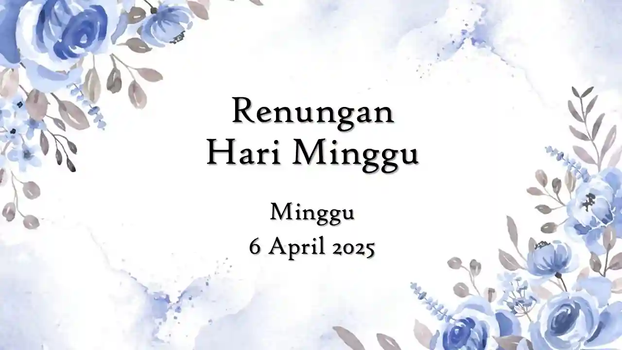 renungan harian hari ini