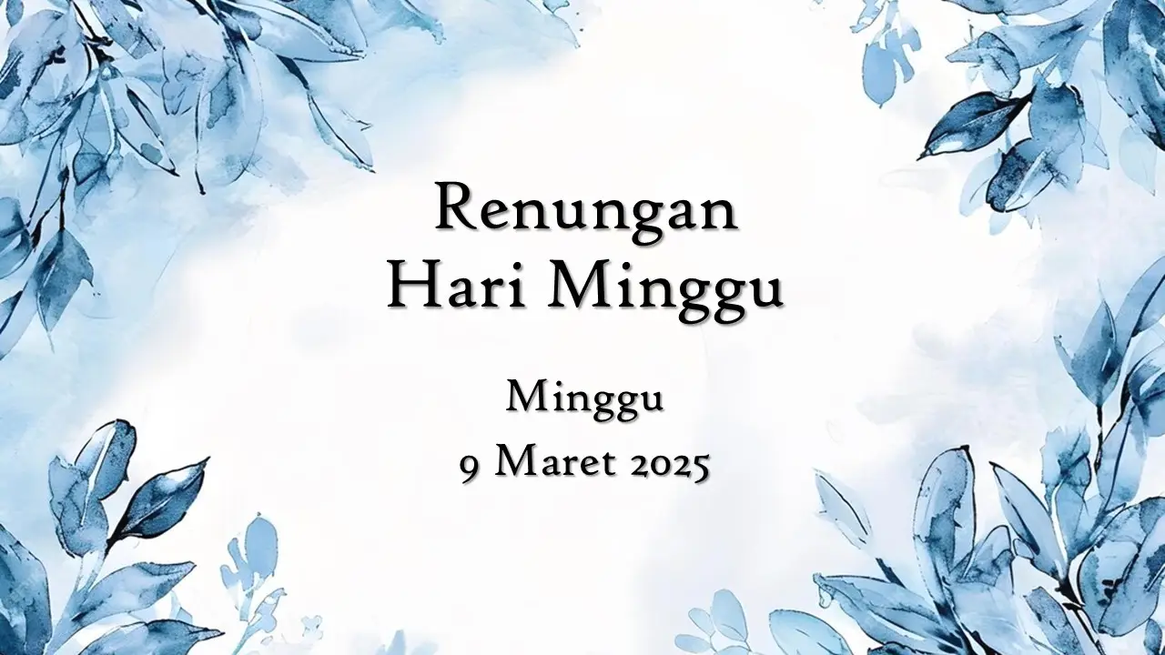 renungan harian hari ini