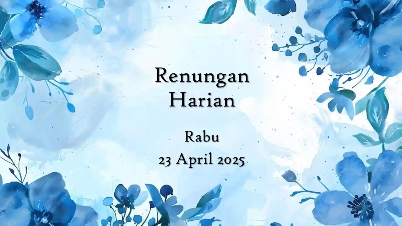 renungan harian hari ini