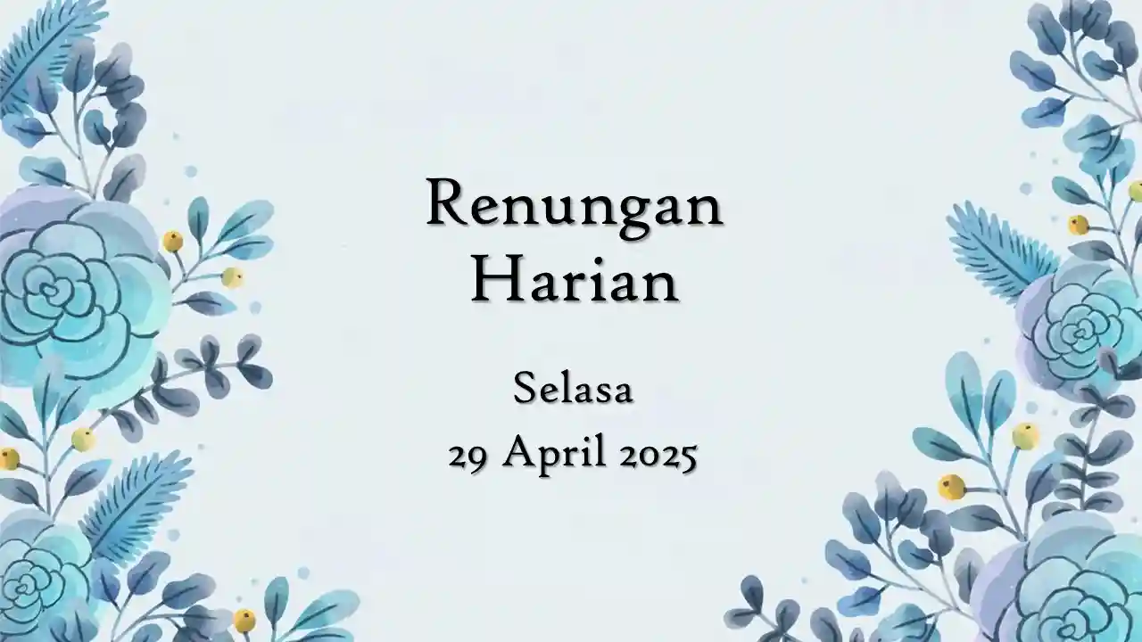 renungan harian hari ini