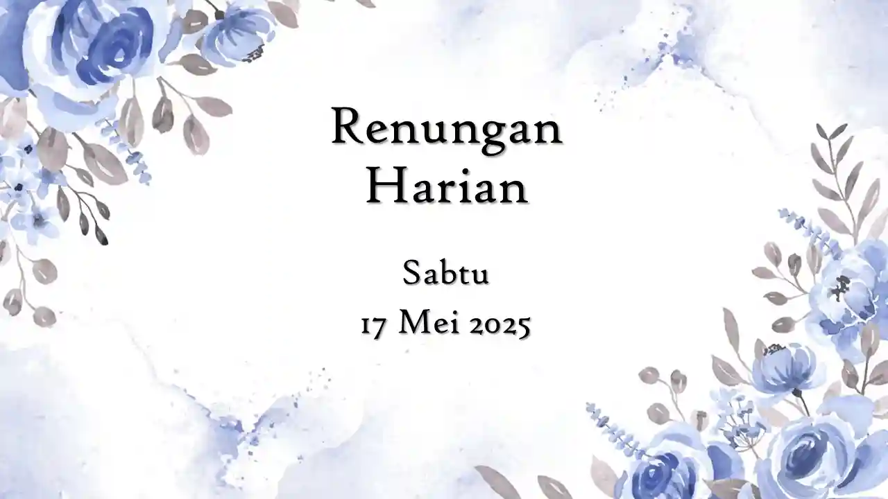 renungan harian hari ini