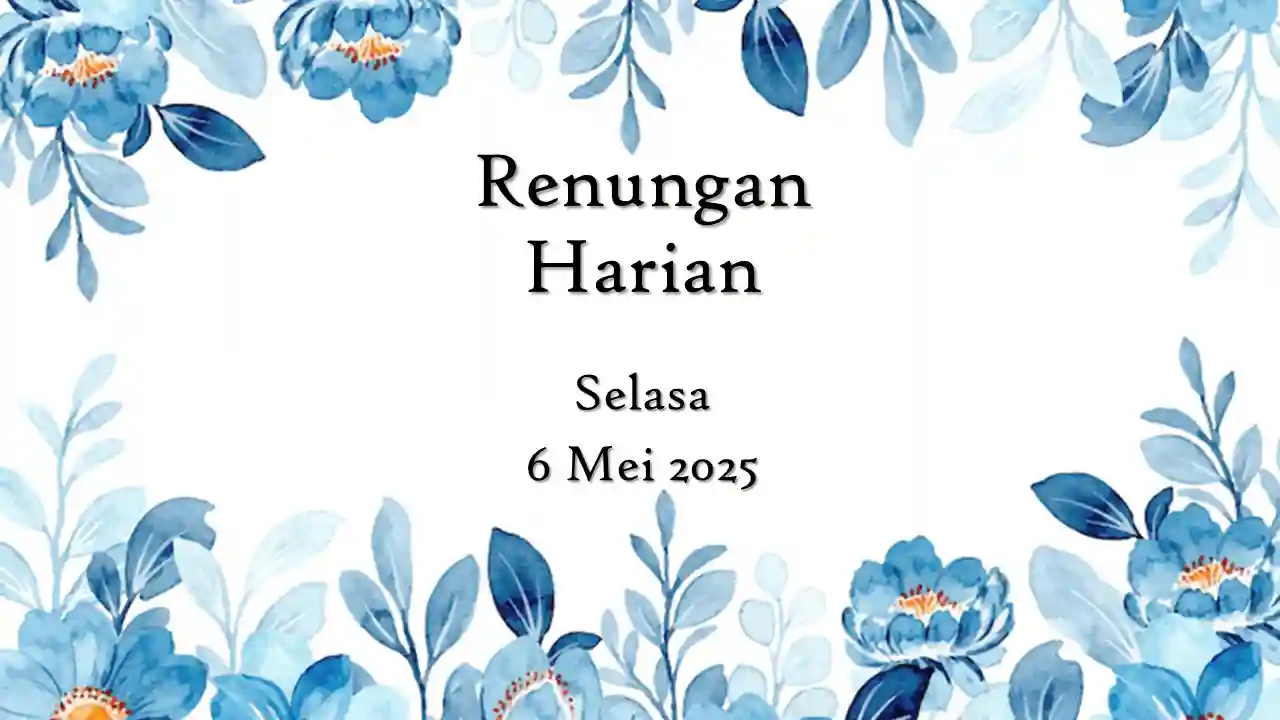 renungan harian hari ini