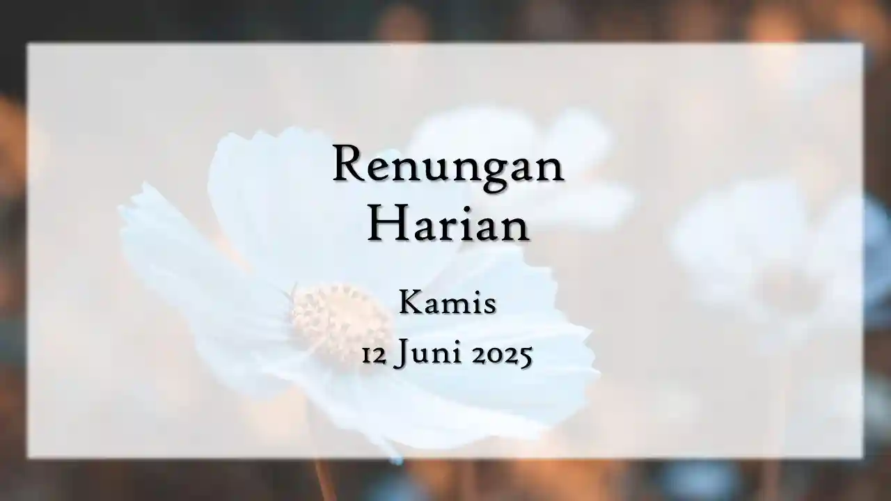 renungan harian hari ini