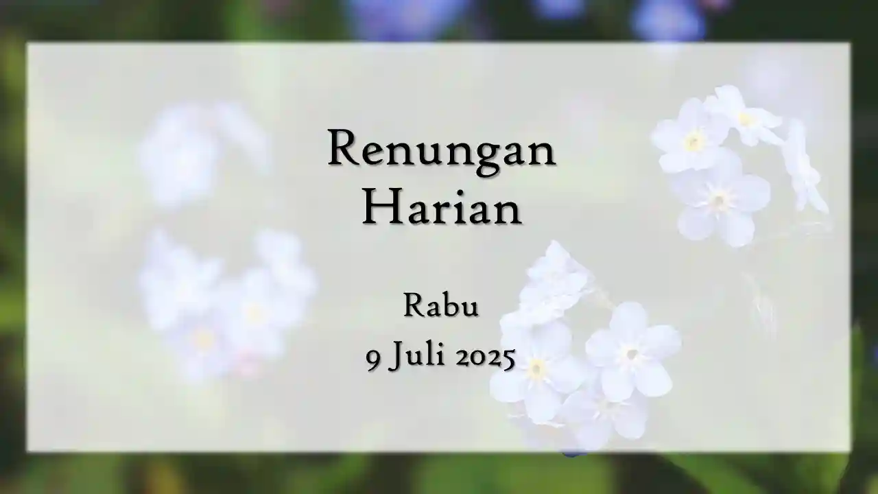 renungan harian hari ini