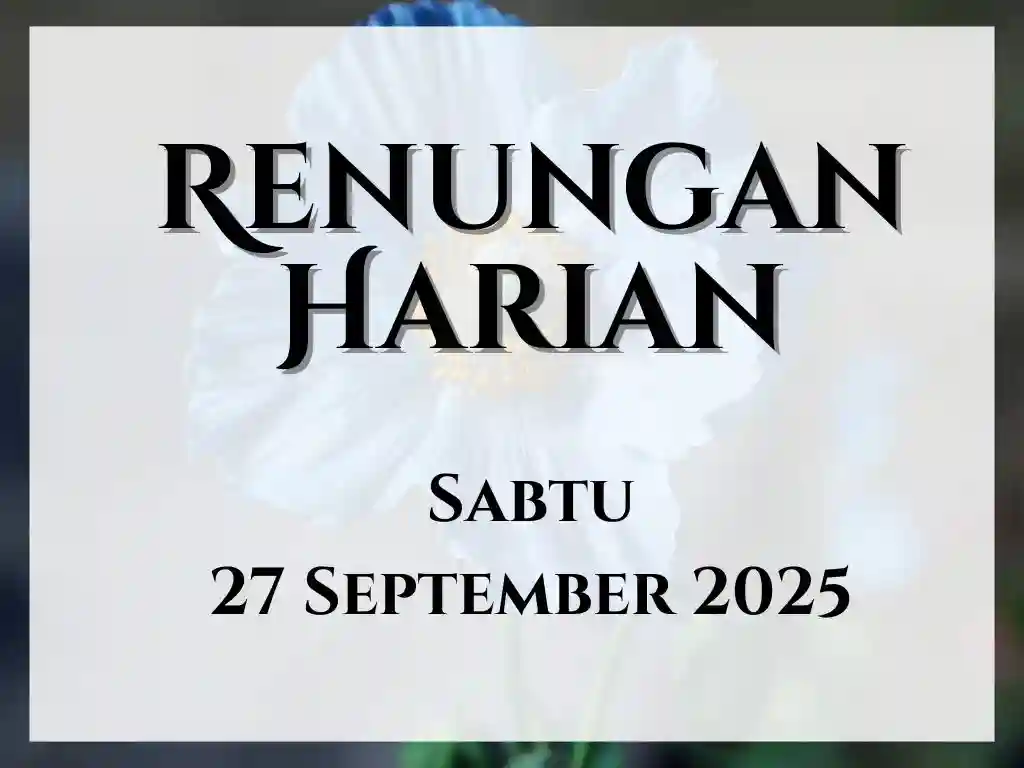 renungan harian hari ini