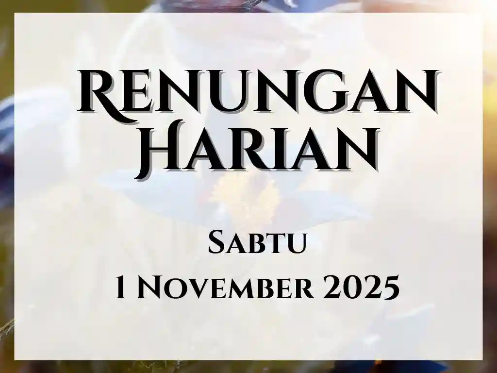 renungan harian hari ini