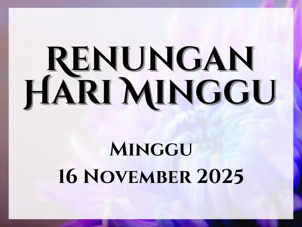 renungan harian hari ini
