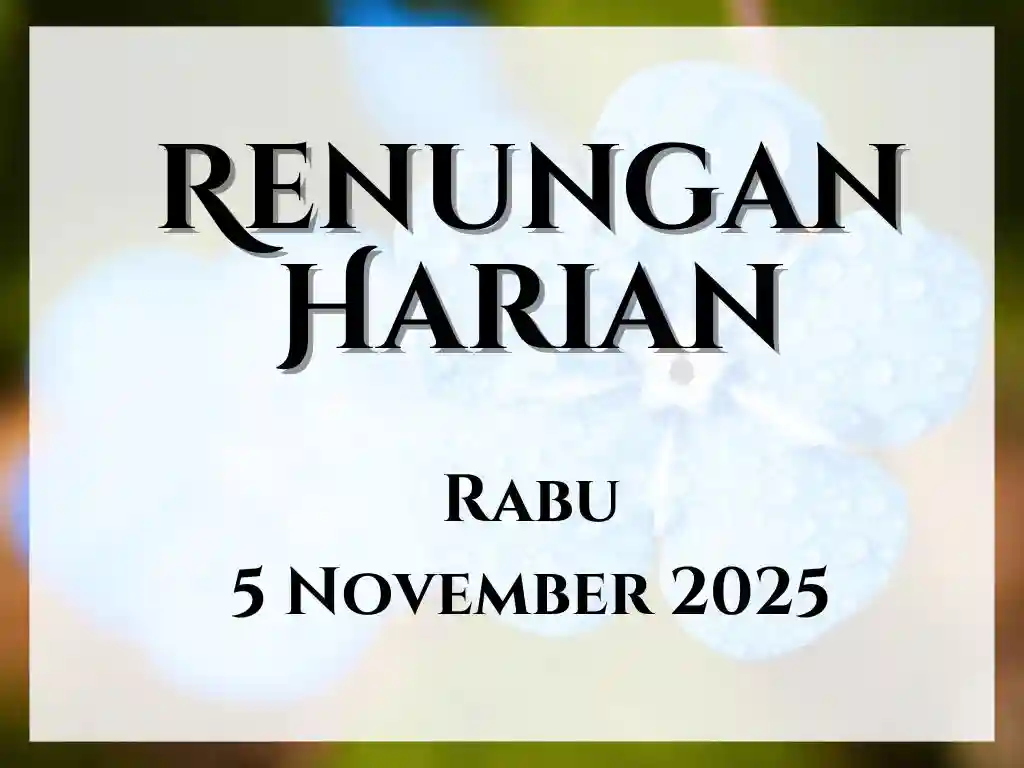 renungan harian hari ini