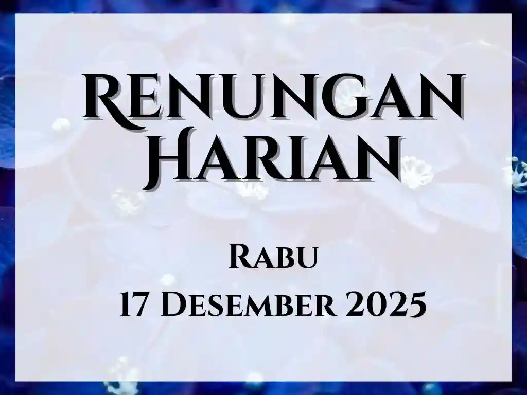 renungan harian hari ini