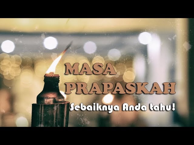 Rahasia Masa Prapaskah