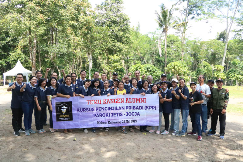 Temu Kangen “Outbound” Alumni Kursus Penginjilan Pribadi (KPP) Paroki St. Albertus Agung Jetis Yogyakarta