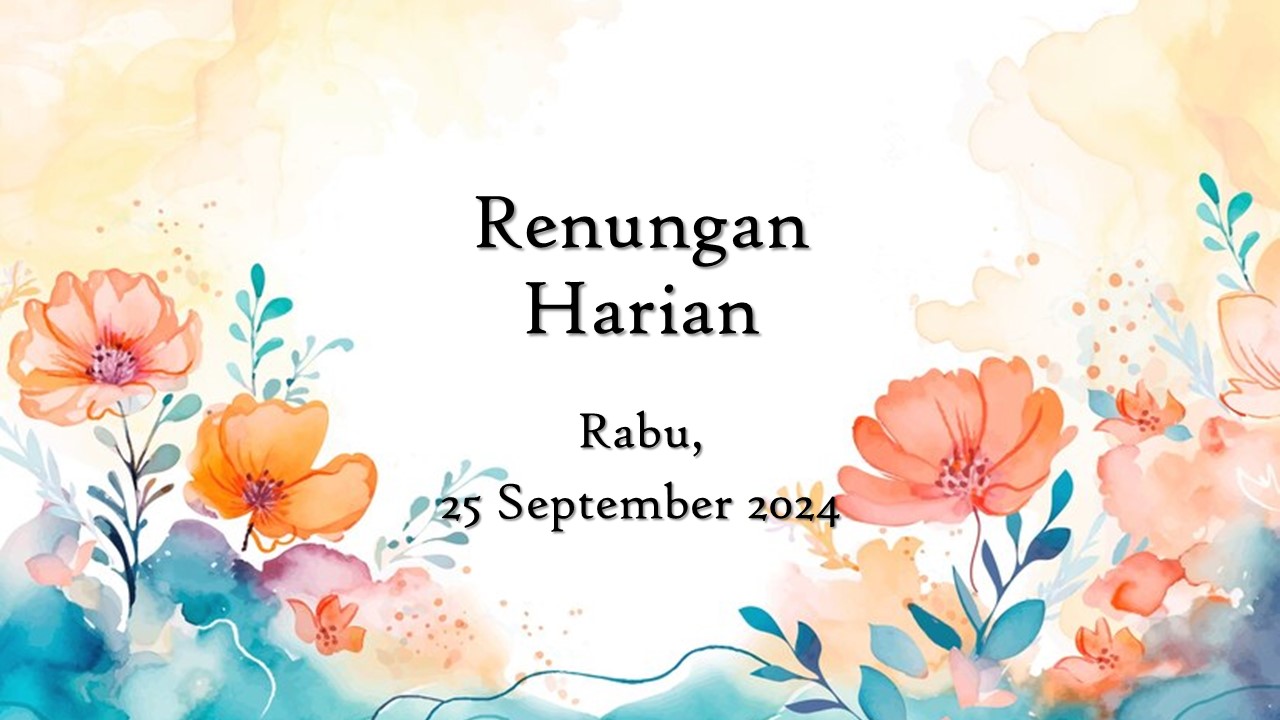 renungan harian hari ini