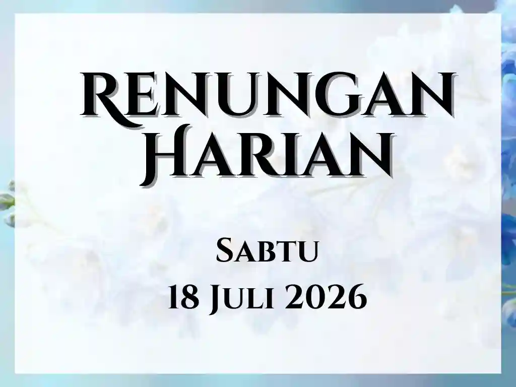 renungan harian hari ini